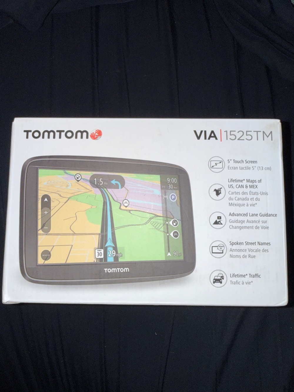 VIA 1525TM GPS Navigator in Black